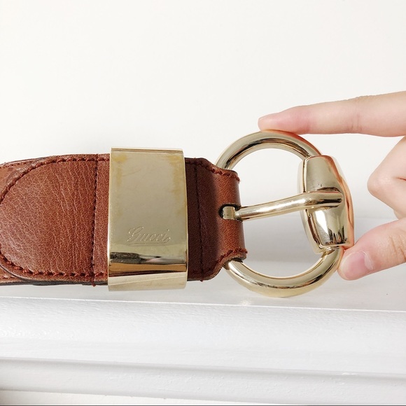 Gucci Leather Guccissima Wide Belt - Picture 8 of 10